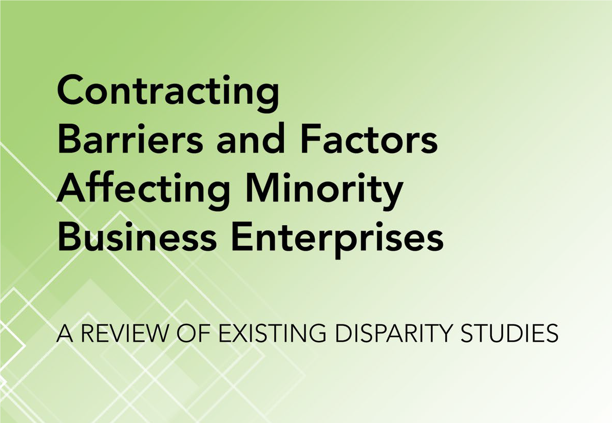 Good Read A Review of Existing Disparity Studies Durham County